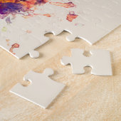 アルバカーキニューメキシコのスカイライン ジグソーパズル (側面)