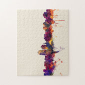 アルバカーキニューメキシコのスカイライン ジグソーパズル (縦)