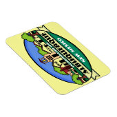 アルバカーキニューメキシコの町のお土産マグネット マグネット (右側)