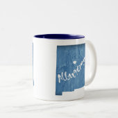 アルバカーキニューメキシコウッドグレイン ツートーンマグカップ (正面右)