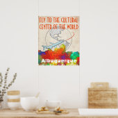 アルバカーキニューメキシコスカイライン – SG ポスター (キッチン)