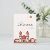 アルバカーキニューメキシコ旅行はがき ポストカード (スタンド正面)