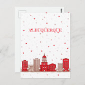 アルバカーキニューメキシコ旅行はがき ポストカード (正面/裏面)