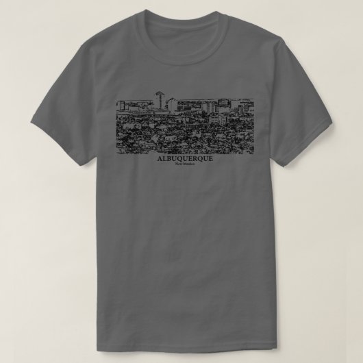 アルバカーキニューメキシコ1 Tシャツ (デザイン正面)