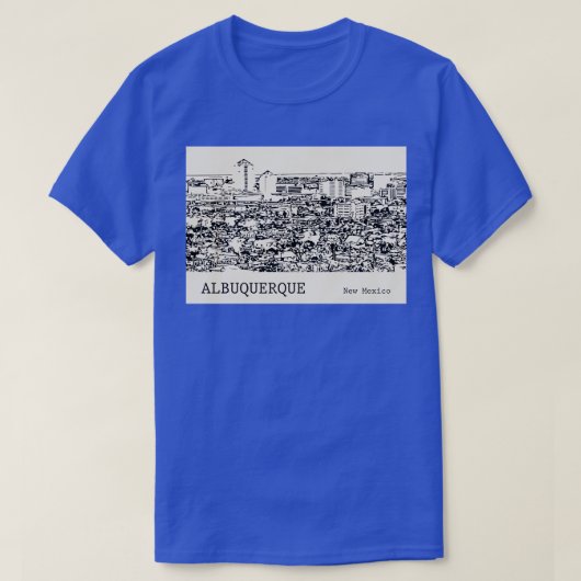 アルバカーキニューメキシコ3 Tシャツ (デザイン正面)