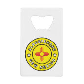 アルバカーキニューメキシコ クレジットカード栓抜き (正面)