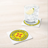 アルバカーキニューメキシコ スクエアペーパーコースター (インサイチュ)