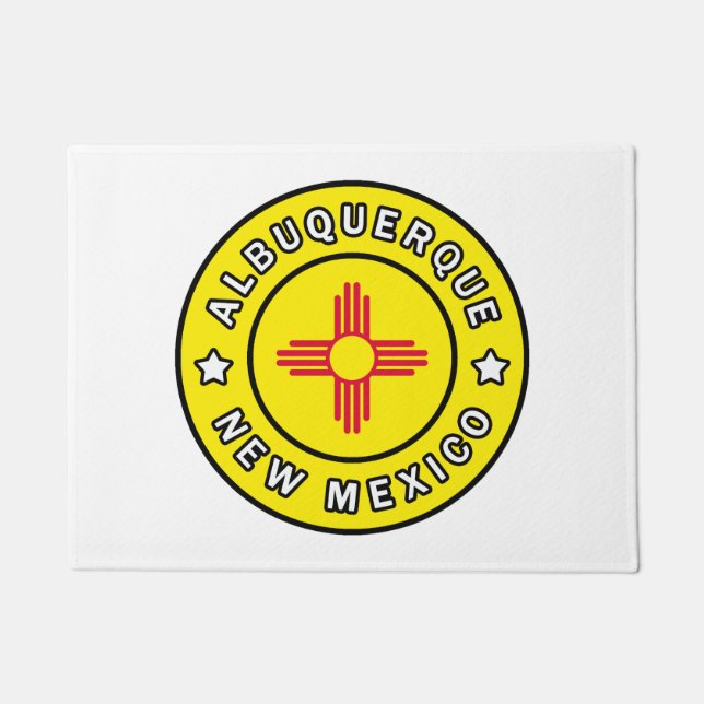 アルバカーキニューメキシコ ドアマット (正面)