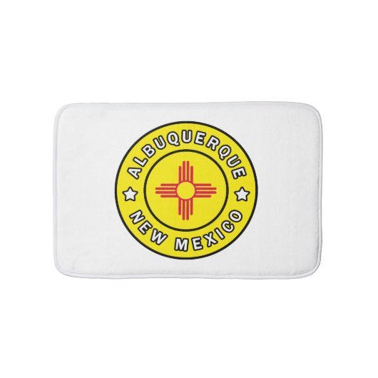 アルバカーキニューメキシコ バスマット (正面)