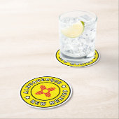 アルバカーキニューメキシコ ラウンドペーパーコースター (インサイチュ)