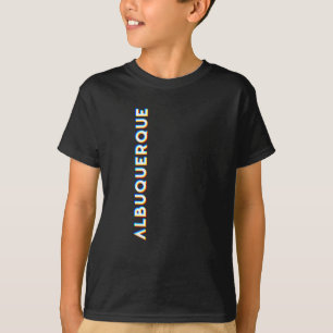 アルバカーキニューメキシコCMYKグリッチタイプ Tシャツ