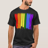 アルバカーキニューメキシコLGBTゲイプライド Tシャツ (正面)