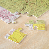 アルバカーキニューメキシコMap (1987年) ジグソーパズル (側面)