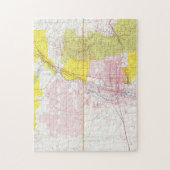 アルバカーキニューメキシコMap (1987年) ジグソーパズル (縦)