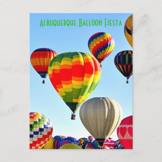 アルバカーキバルーンフェスタ葉書 ポストカード (正面)