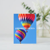 アルバカーキバルーンフェスタ葉書 ポストカード (スタンド正面)