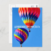 アルバカーキバルーンフェスタ葉書 ポストカード (正面/裏面)