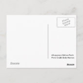 アルバカーキバルーンフェスタ葉書 ポストカード (裏面)