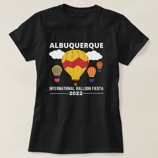 アルバカーキバルーンフェスタ2022 Tシャツ (デザイン正面)