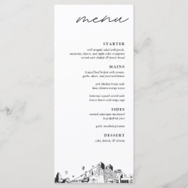 アルバカーキモダンス結婚・スカイラインのディナー メニュー