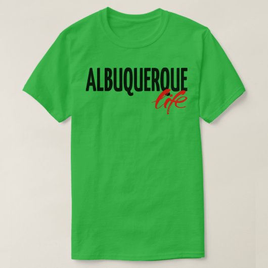 アルバカーキライフ Tシャツ (デザイン正面)