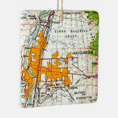 アルバカーキヴィンテージトッポマップ セラミックオーナメント (右)