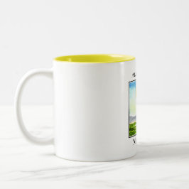 アルバカーキ上空 ツートーンマグカップ