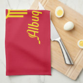 アルバカーキ国旗、ニューメキシコキッチンタオル キッチンタオル (四つ折り)