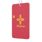 アルバカーキ国旗、ニューメキシコ カーエアーフレッシュナー (左)