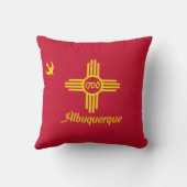アルバカーキ国旗（ニューメキシコ） クッション (裏面)