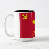 アルバカーキ国旗(ニューメキシコ) ツートーンマグカップ (左)