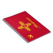 アルバカーキ国旗(ニューメキシコ) ノートブック (右側)