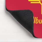 アルバカーキ国旗(ニューメキシコ) マウスパッド (コーナー)