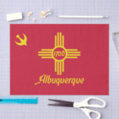 アルバカーキ国旗(ニューメキシコ) 薄葉紙 (クラフト)