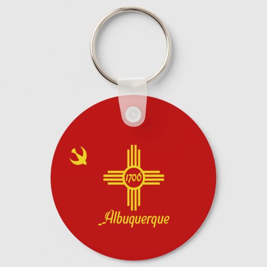 アルバカーキ国旗Keychain キーホルダー (正面)