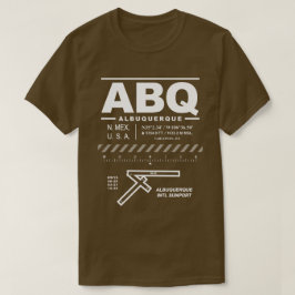 アルバカーキ国際的サンポートABQ Tシャツ