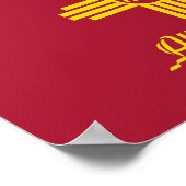 アルバカーキ市国旗 – ニューメキシコ ポスター (角)