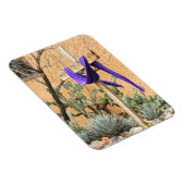 アルバカーキ教会で十字架上の紫色のストール マグネット (右側)