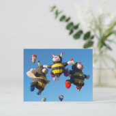 アルバカーキ熱気球ミツバチ ポストカード (スタンド正面)