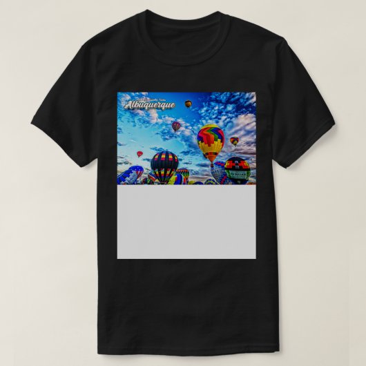 アルバカーキ熱気球7 Tシャツ (デザイン正面)