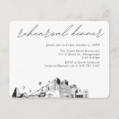 アルバカーキ結婚のリハエレガントーサルディナー エンクロージャーカード (正面)