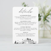 アルバカーキ結婚の垂直詳細 エンクロージャーカード (スタンド正面)