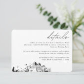 アルバカーキ結婚ズホテルルームブロック詳細 エンクロージャーカード (スタンド正面)