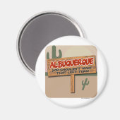 アルバカーキ離れ マグネット (正面/裏面)