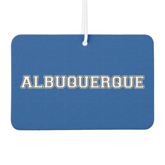 アルバカーキ カーエアーフレッシュナー (正面)