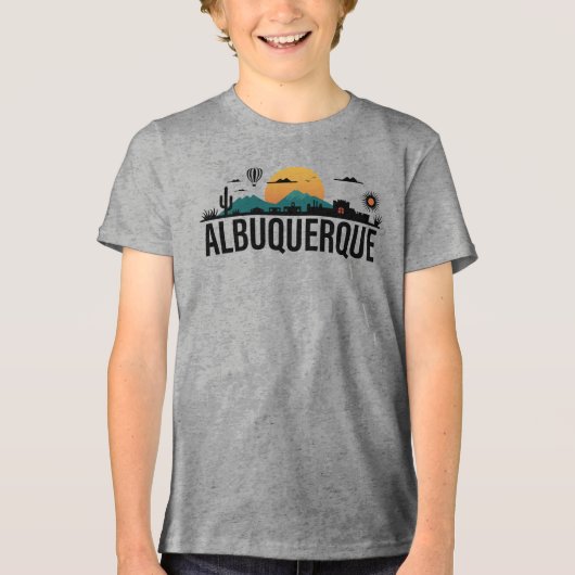 アルバカーキ ニューメキシコ トライブレンドTシャツ (正面)