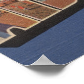 アルバカーキ,ニューメキシコ – ラージレターシーン ポスター (角)