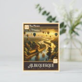 アルバカーキ，ニューメキシコ |ヴィンテージ ポストカード (スタンド正面)