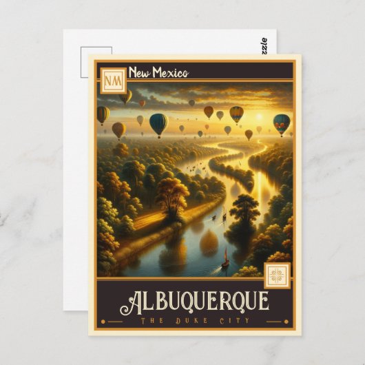 アルバカーキ,ニューメキシコ |ヴィンテージ ポストカード (正面/裏面)