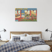 アルバカーキ,ニューメキシコ – 大学 キャンバスプリント (インサイチュ (寝室))